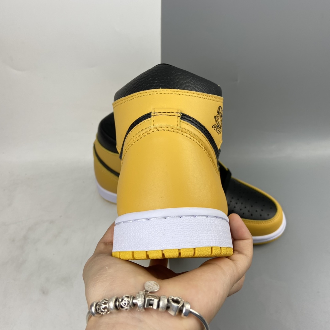 P300 Air Jordan 1 High OG“Pollen”AJ1 乔1全新黑黄 555088-701
