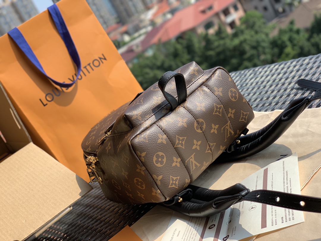 🌼 m44871尺寸22 x 29 x 10 cm 经典热卖老花系列小号双肩包，正宗的海外好货！采用原厂