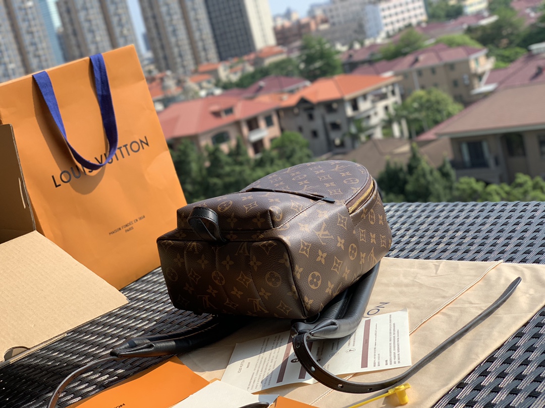 🌼 m44871尺寸22 x 29 x 10 cm 经典热卖老花系列小号双肩包，正宗的海外好货！采用原厂