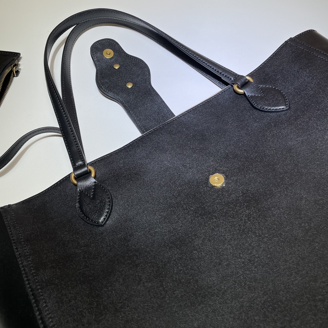 GUCCI古驰 21春夏女士双G中号托特包649577
