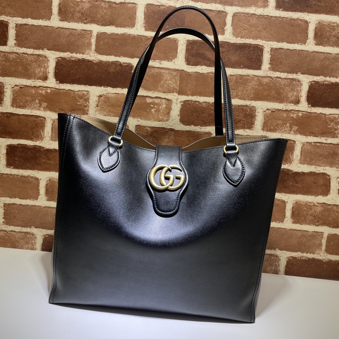 GUCCI古驰 21春夏女士双G中号托特包649577
