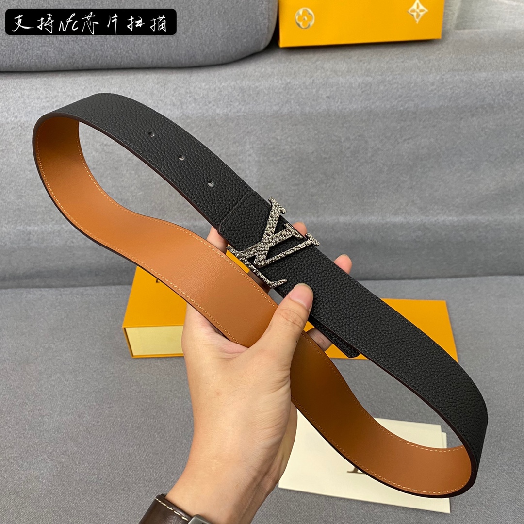 Louis Vuitton AAA
 Belts Calfskin Cowhide