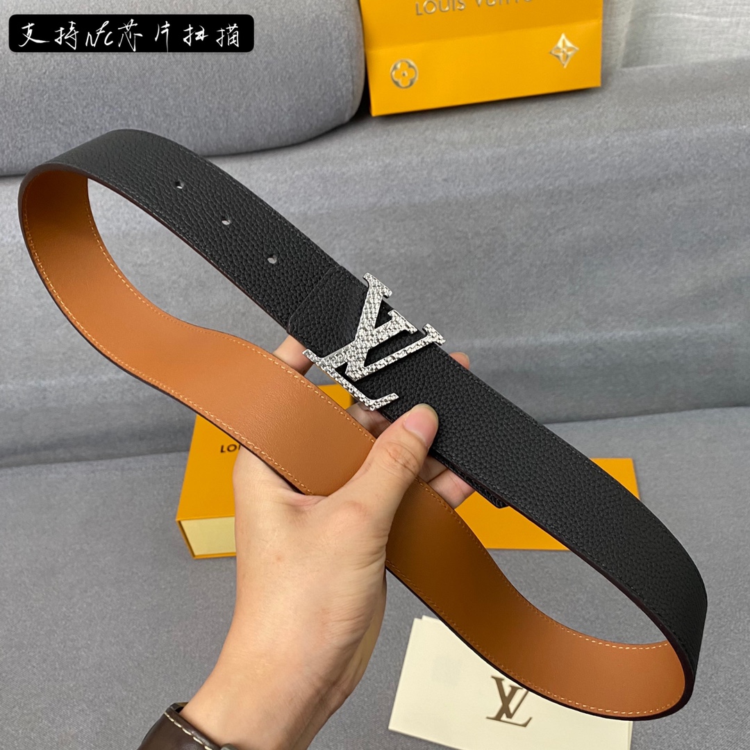 Louis Vuitton Belts Calfskin Cowhide