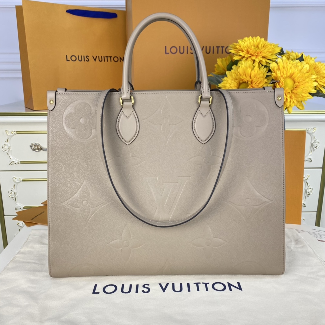 Cheap Replica
 Louis Vuitton LV Onthego Bags Handbags Grey Printing Mini M44933