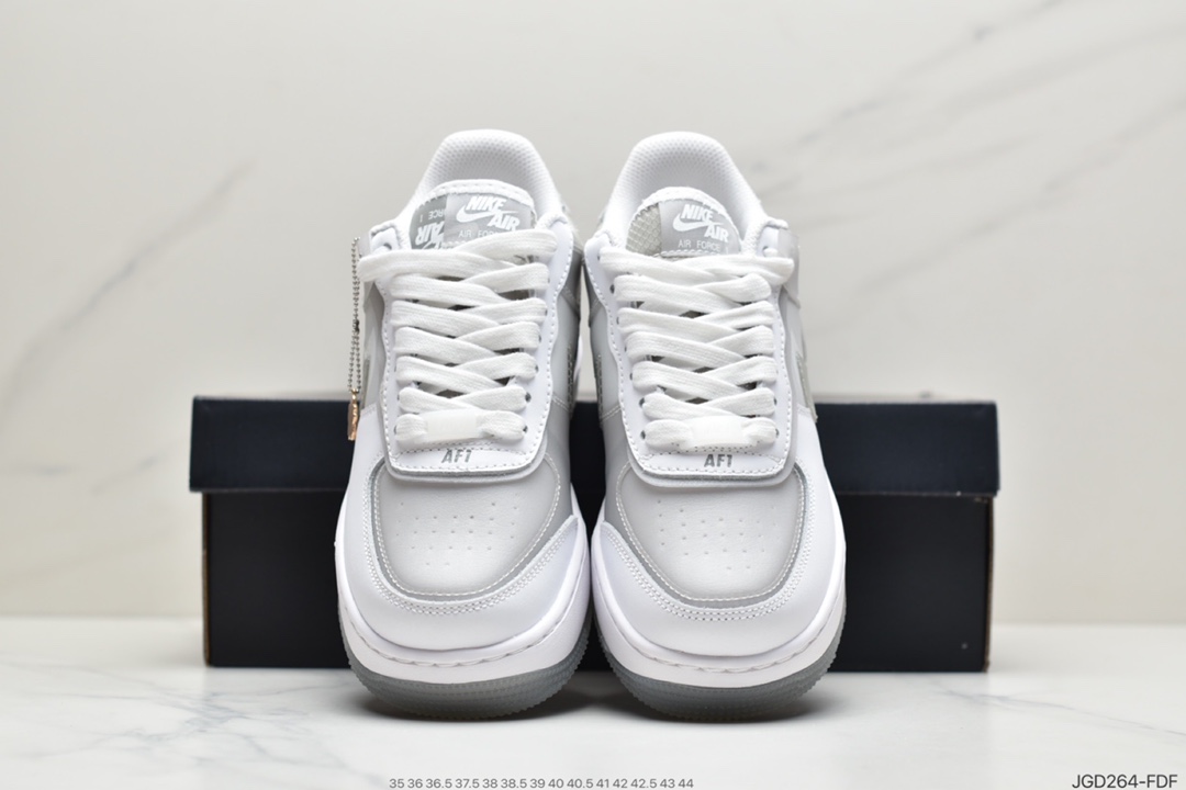 180 耐克Air Force 1 Shadow 轻量增高低帮百搭板鞋CK6561-001