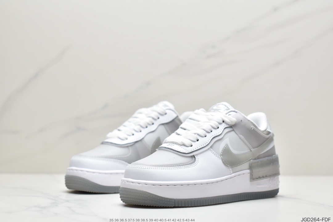 180 耐克Air Force 1 Shadow 轻量增高低帮百搭板鞋CK6561-001