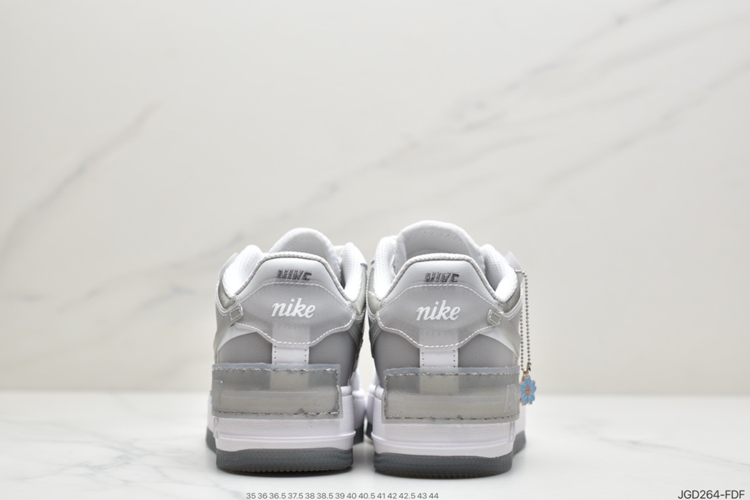 180 耐克Air Force 1 Shadow 轻量增高低帮百搭板鞋CK6561-001