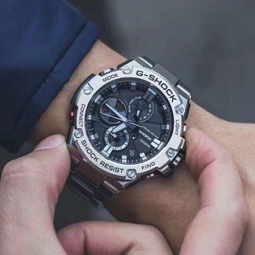 G-Shock GST-B100 Series Stainless Steel Analog-Digital Watch, Classic Design 1 G-Shock GST-B100 Series Stainless Steel Analog-Digital Watch, Classic Design