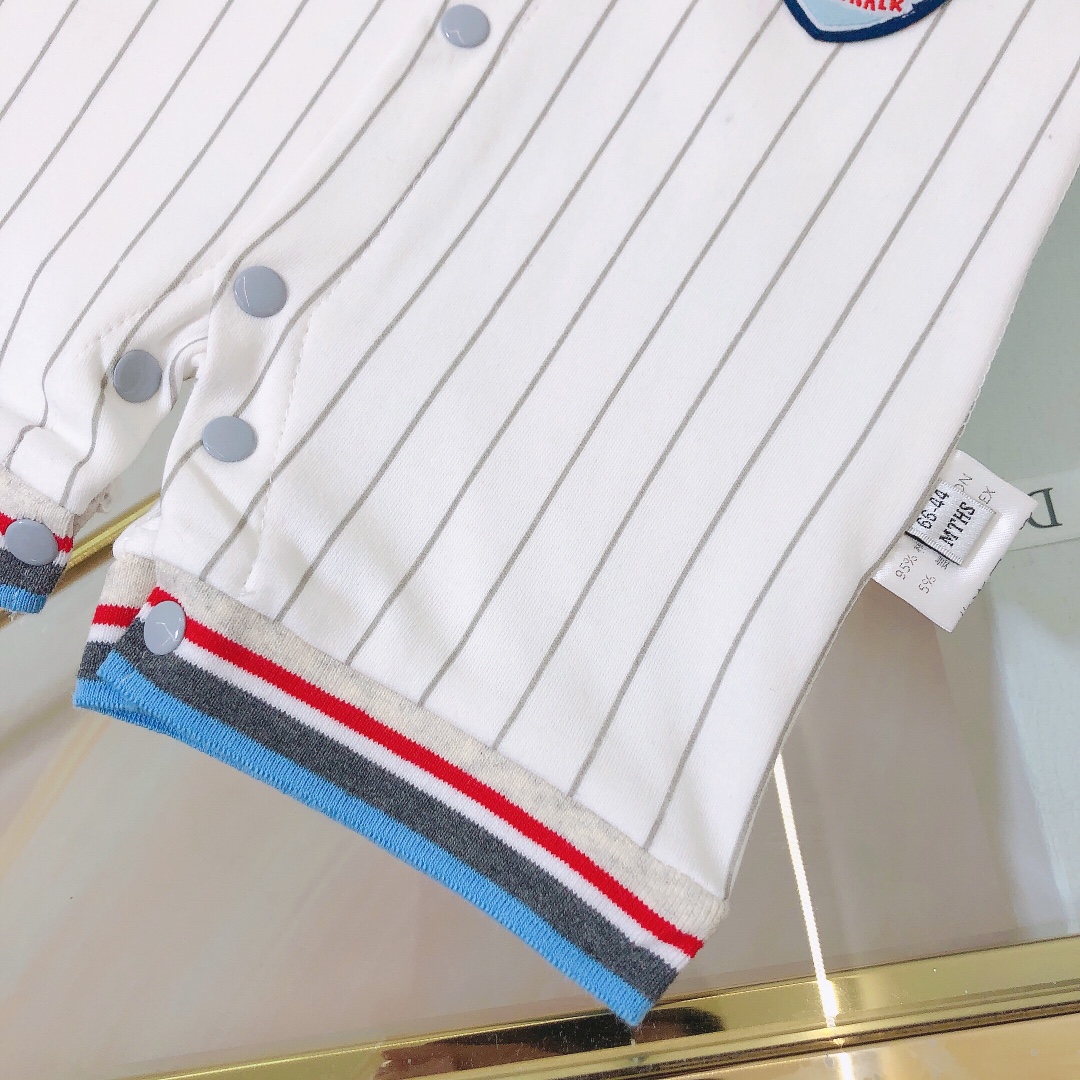 MLB Summer New Baseball Suit Baby Garbs: Customized Pure Cotton, Soft Skin! - 图片 5