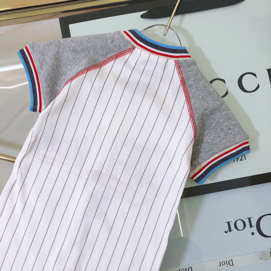 MLB Summer New Baseball Suit Baby Garbs: Customized Pure Cotton, Soft Skin! - 图片 9