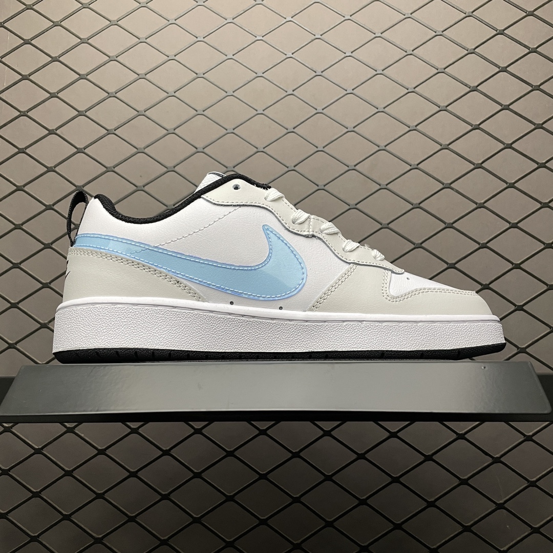 180 Nike Court Borough Low 2 GS 低帮运动休闲板鞋 CW1624-100