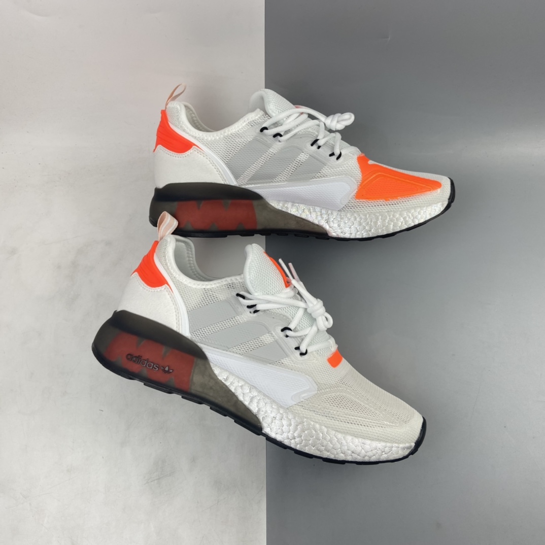P220 Ad ZX 2K Boost 网纱针织呼吸面套脚休闲运动慢跑鞋 F38773