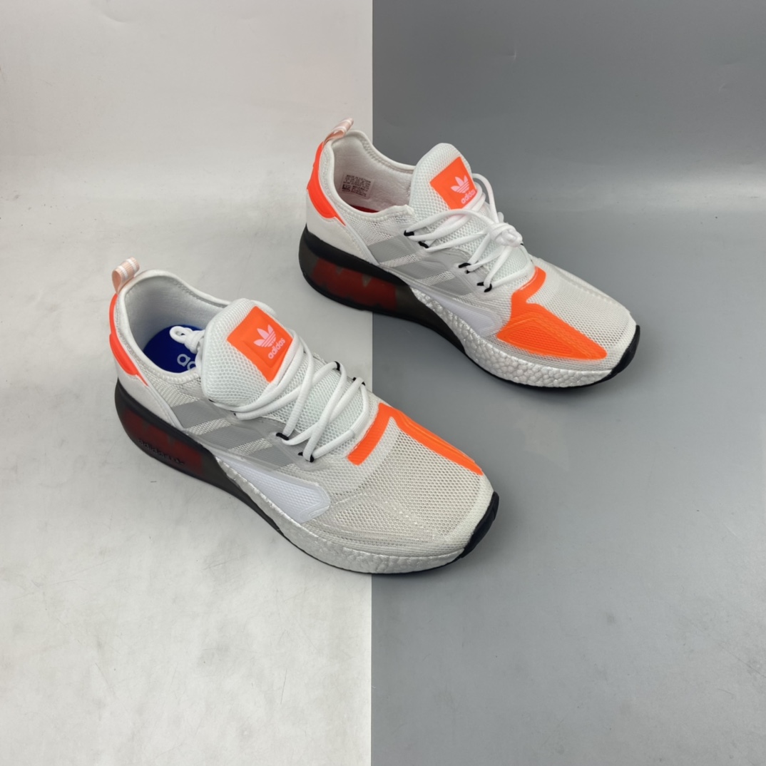 P220 Ad ZX 2K Boost 网纱针织呼吸面套脚休闲运动慢跑鞋 F38773
