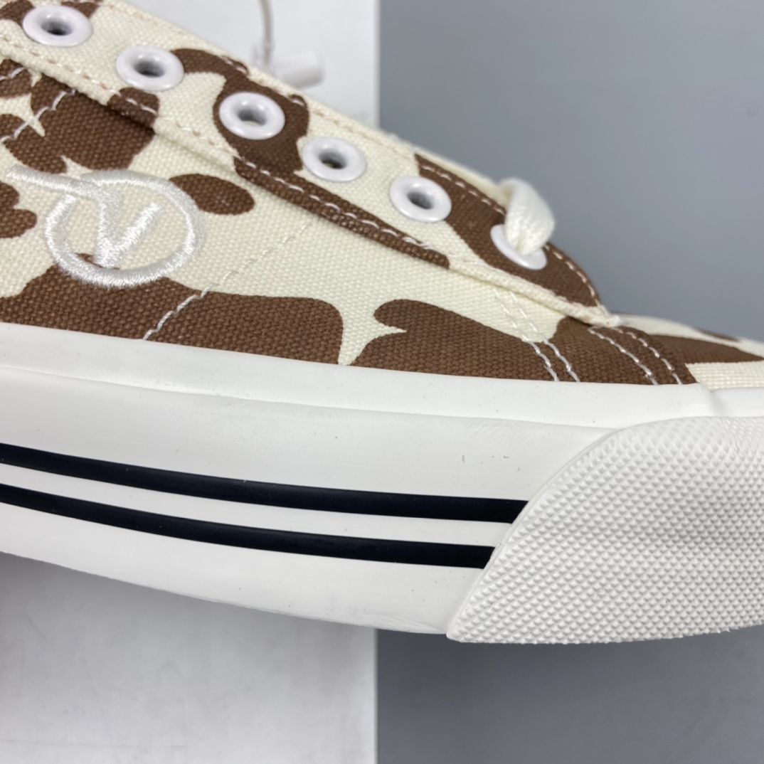 P150 Vans Sid DX 万斯棕色奶牛纹安纳海姆低帮帆布板鞋 VN0A4BTX41A