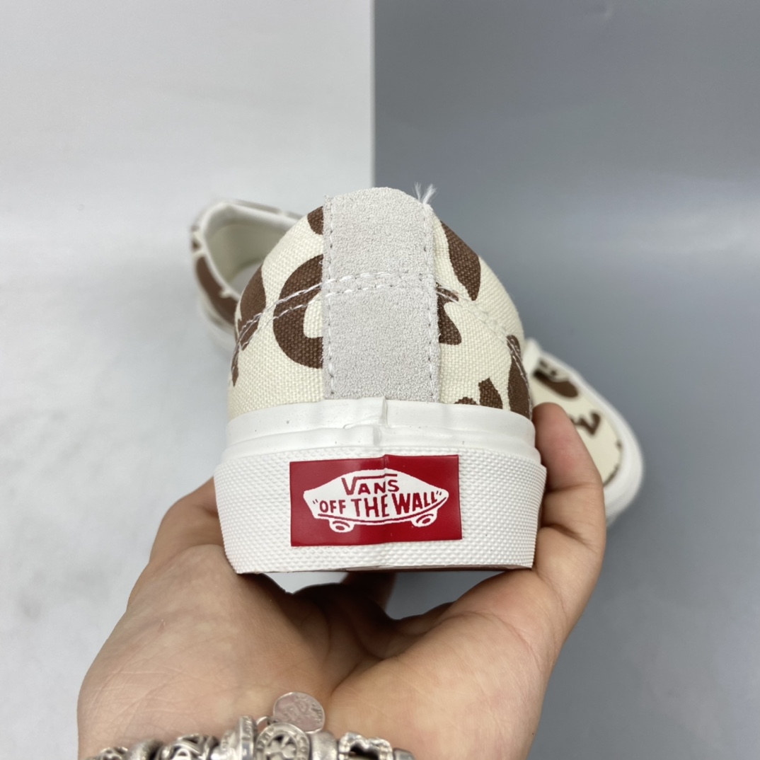 P150 Vans Sid DX 万斯棕色奶牛纹安纳海姆低帮帆布板鞋 VN0A4BTX41A