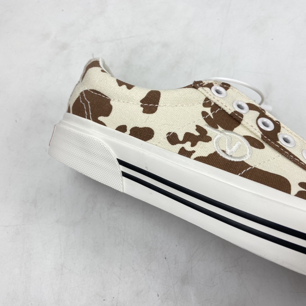 P150 Vans Sid DX 万斯棕色奶牛纹安纳海姆低帮帆布板鞋 VN0A4BTX41A