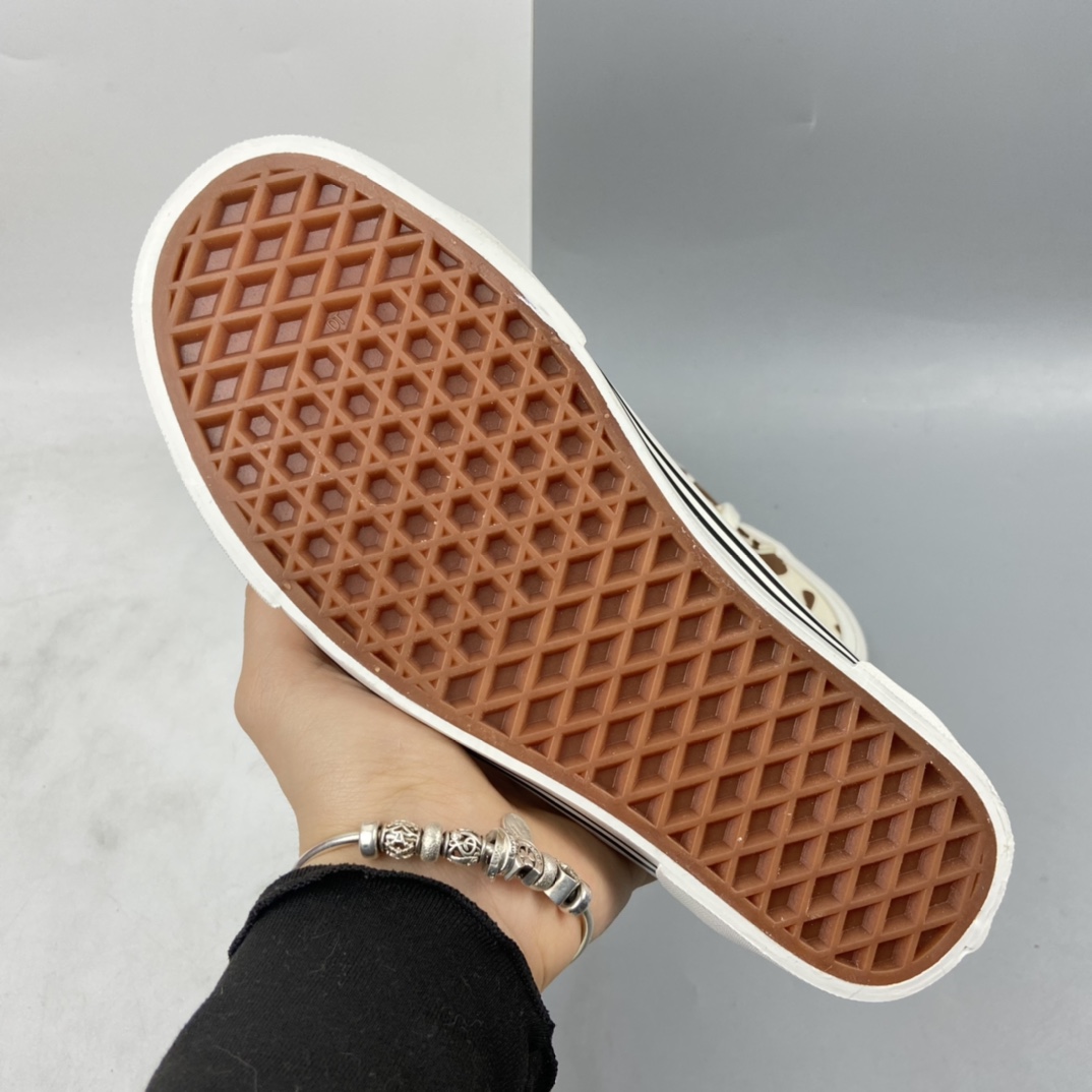 P150 Vans Sid DX 万斯棕色奶牛纹安纳海姆低帮帆布板鞋 VN0A4BTX41A