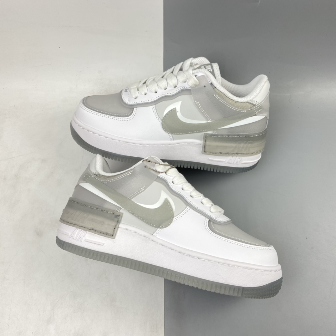 P200 Nk Air Force 1 Shadow 空军一号轻量增高低帮百搭板鞋”拼接马卡龙”CK6561-100