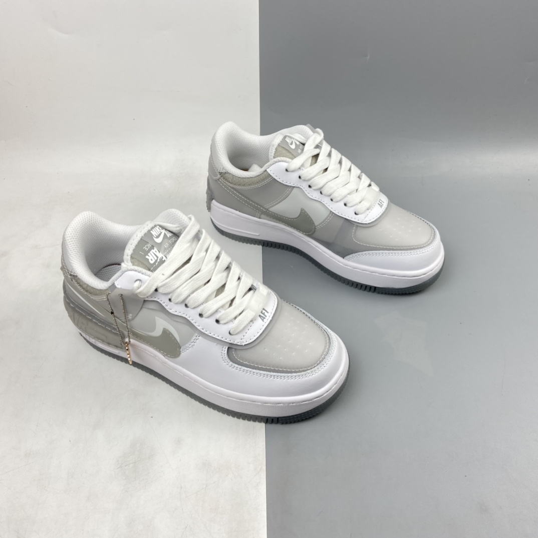 P200 Nk Air Force 1 Shadow 空军一号轻量增高低帮百搭板鞋”拼接马卡龙”CK6561-100