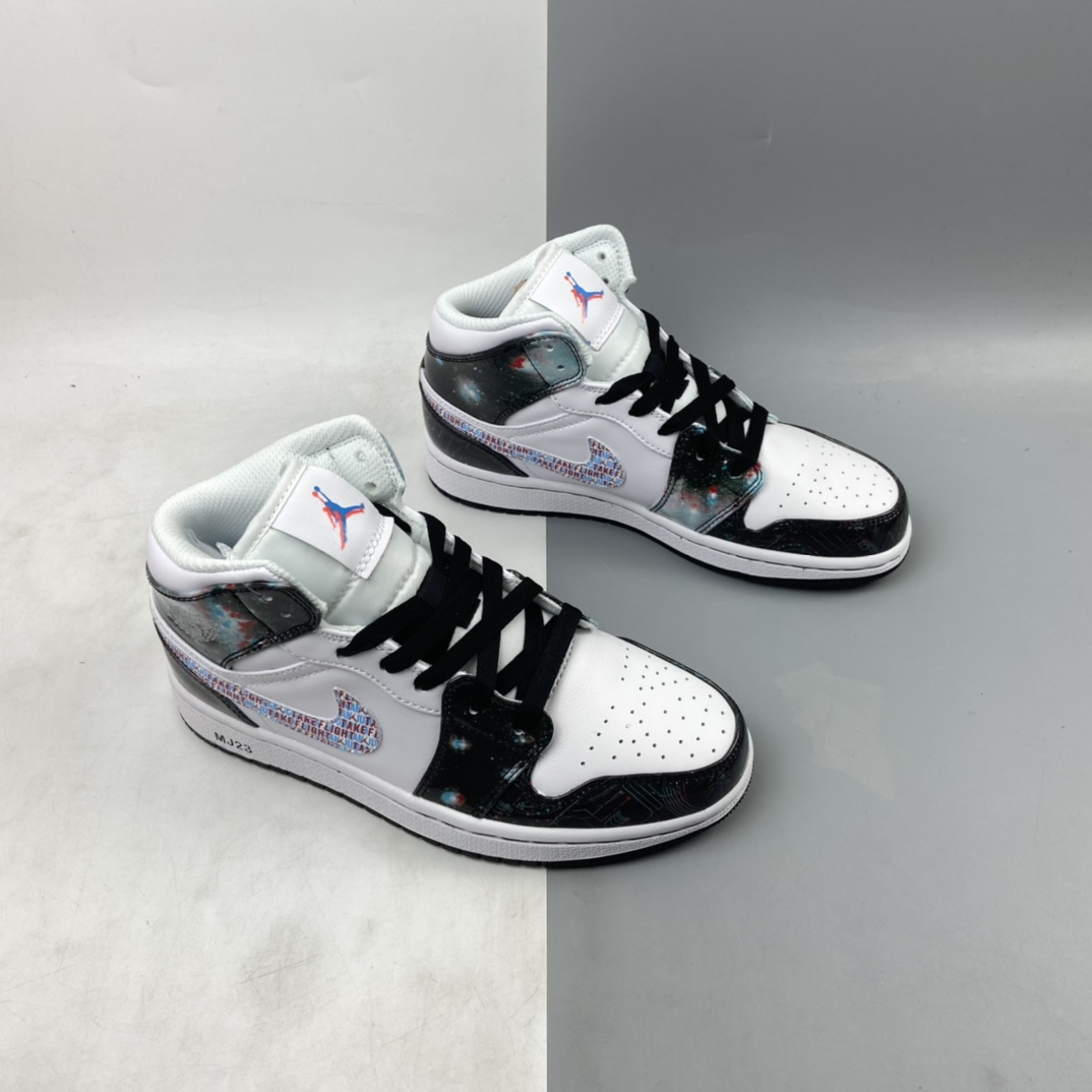 P240 Air Jordan 1 Mid AJ1 乔1 中帮百搭休闲运动板鞋 BQ6931-114
