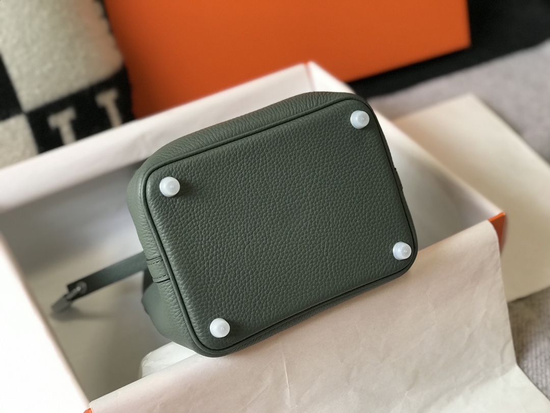 爱马仕 Hermès 高定典藏经典高奢皮具手袋托特包斜挎包女包 #F9A4F701 3