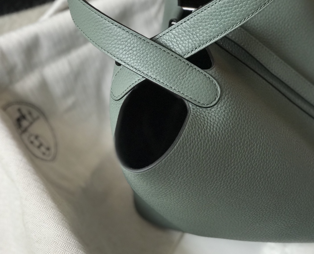 爱马仕 Hermès 高定典藏经典高奢皮具手袋托特包斜挎包女包 #F9A4F701 5