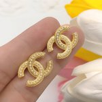 Chanel Jewelry Earring Gold 925 Silver Fall Collection