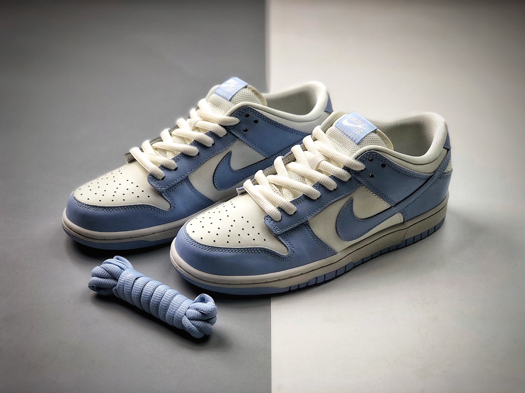 280  SB板鞋 白蓝 淡蓝色 低帮SB ZOOMDunk Low PRO 854866-018