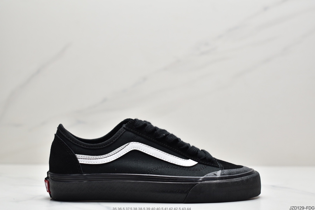 140 万斯Vans Style 36 小头拼接低帮情侣休闲板鞋帆布鞋