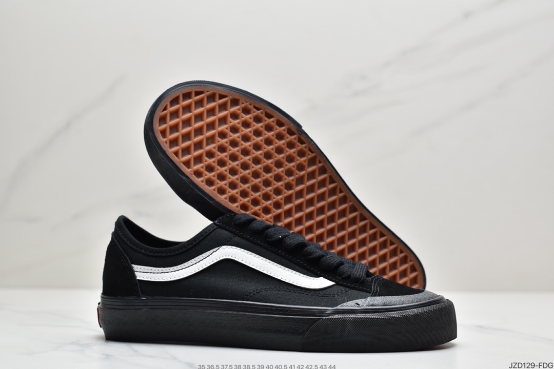 140 万斯Vans Style 36 小头拼接低帮情侣休闲板鞋帆布鞋