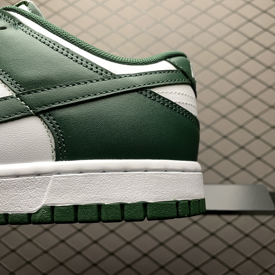 350 纯原版本 Nike SB Dunk Low Pro ” Team Green ” 白绿 低帮运动休闲板鞋 DD1391-101