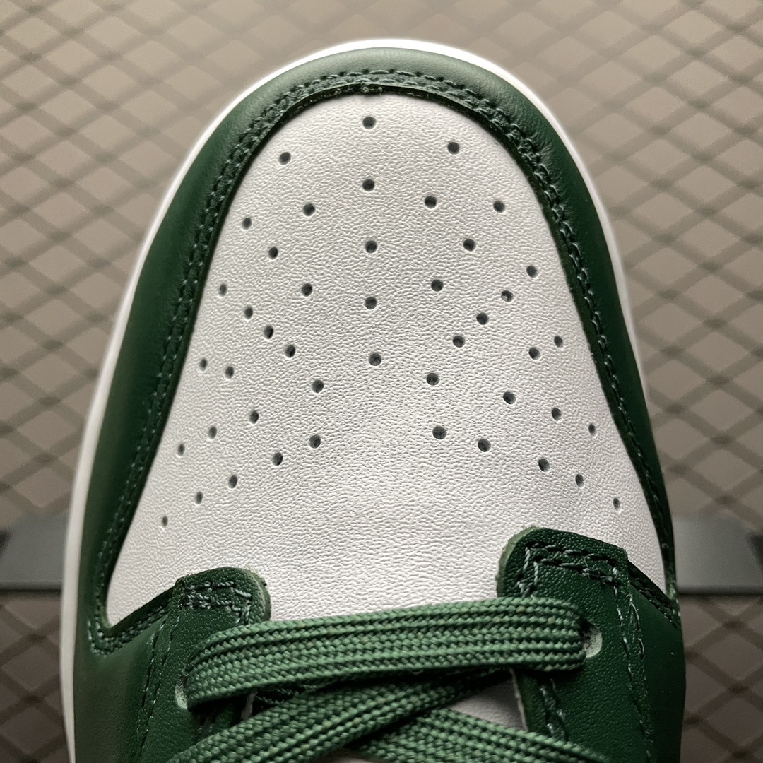 350 纯原版本 Nike SB Dunk Low Pro ” Team Green ” 白绿 低帮运动休闲板鞋 DD1391-101