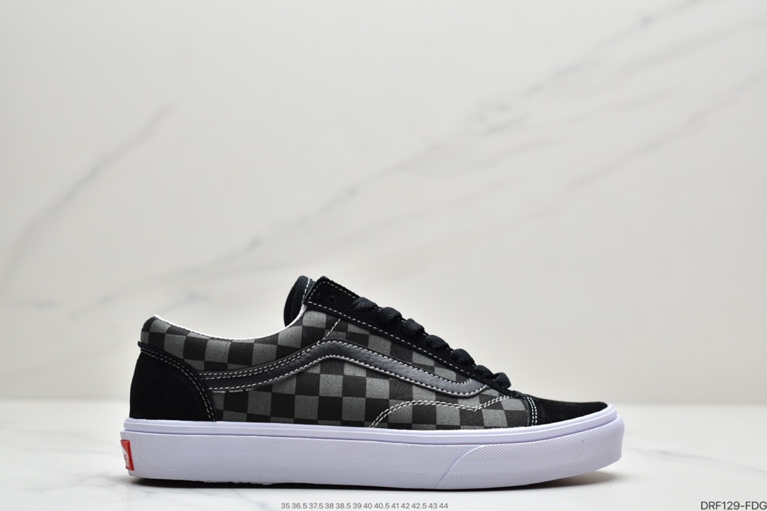 115 万斯Vans Style 36 小头拼接低帮情侣休闲板鞋帆布鞋