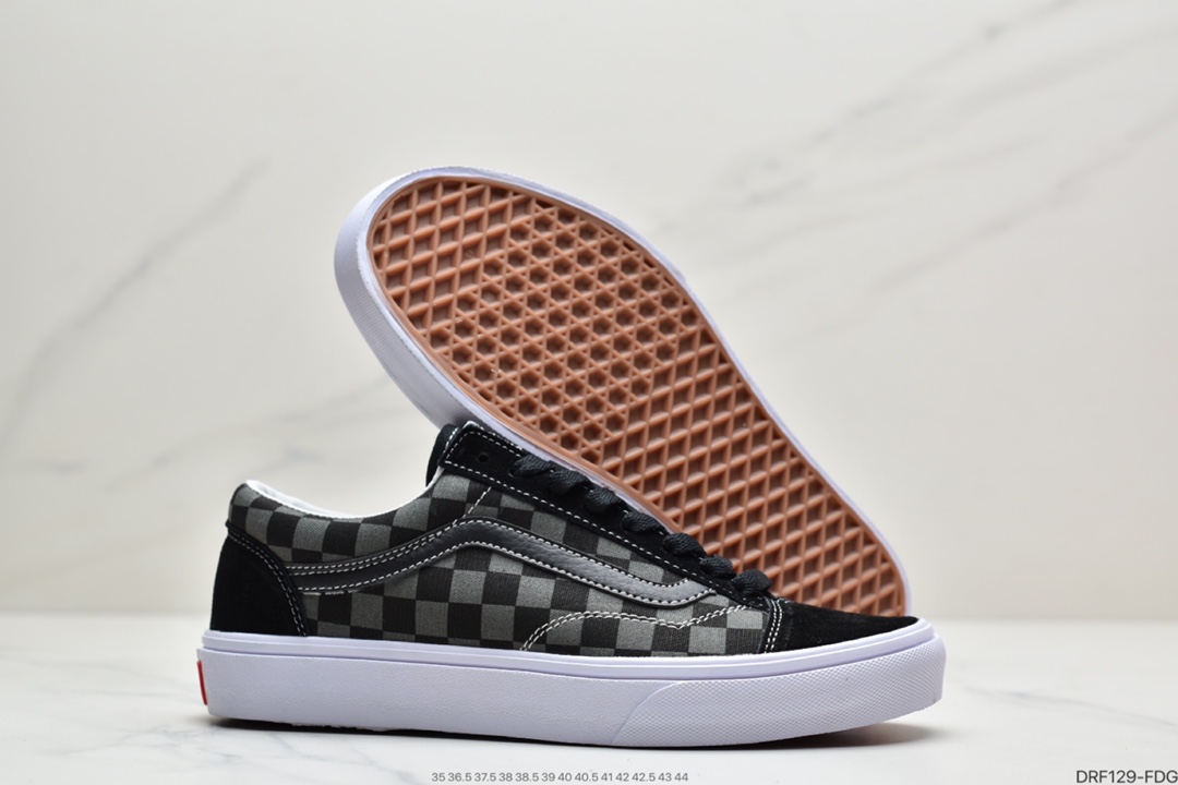 115 万斯Vans Style 36 小头拼接低帮情侣休闲板鞋帆布鞋
