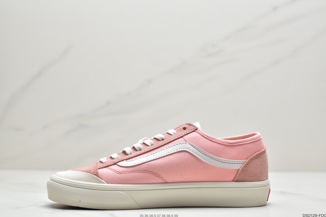 100 万斯Vans Style 36 小头拼接低帮情侣休闲板鞋帆布鞋