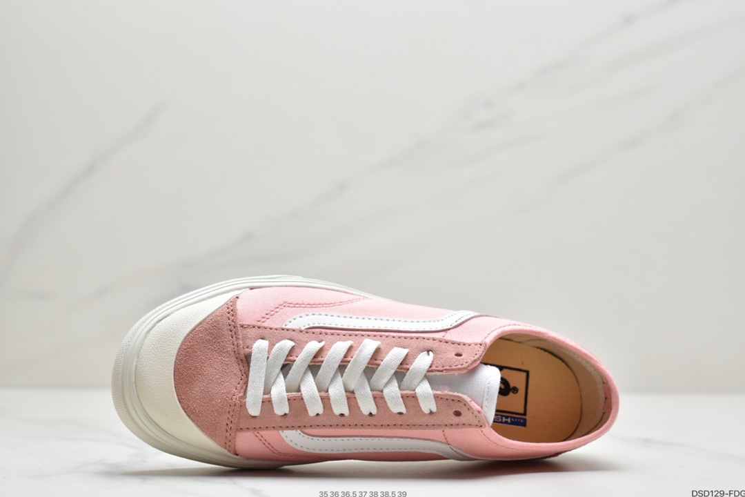 100 万斯Vans Style 36 小头拼接低帮情侣休闲板鞋帆布鞋