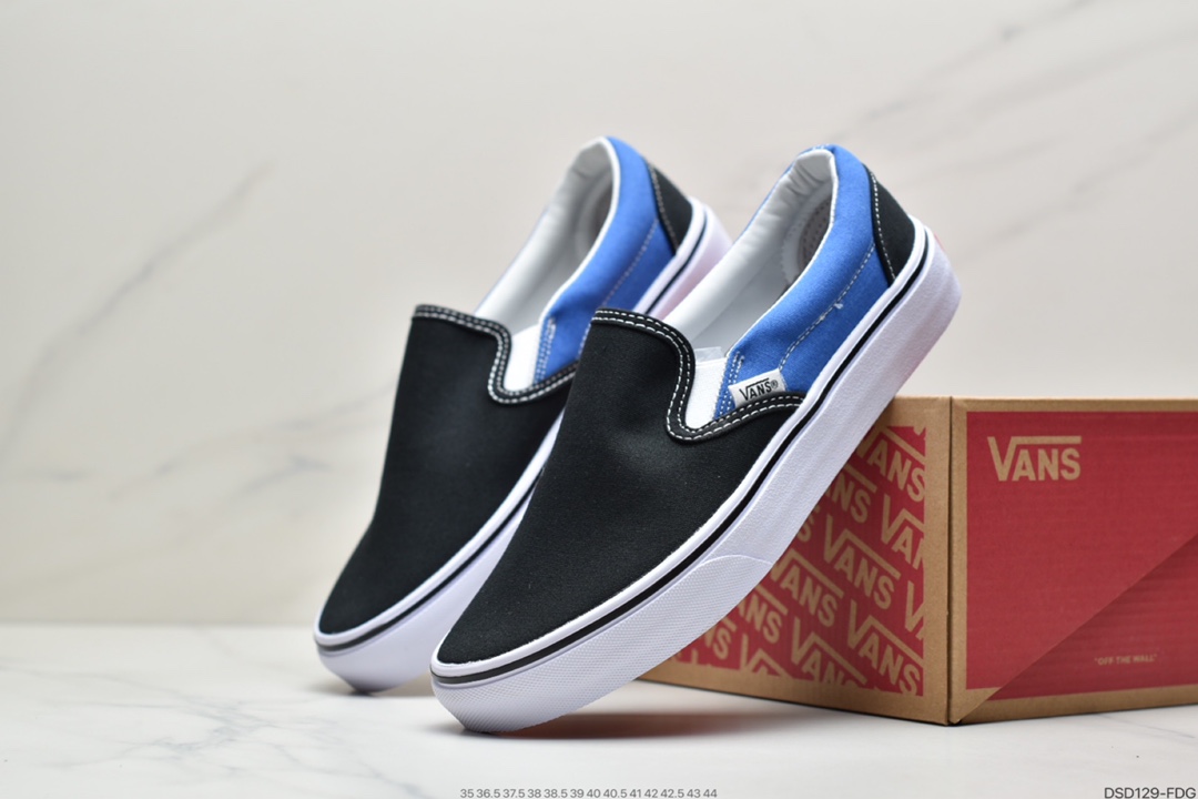 100  万斯/范斯Vans Vault OG Slip On LX高端支线20SS一脚蹬帆布低帮板鞋