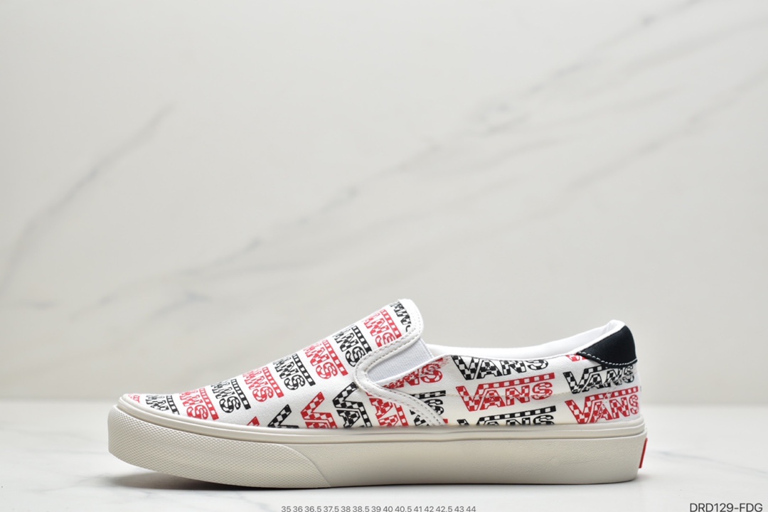 110  Vans 万斯 Classic Slip-On 百搭经典板鞋懒人一脚蹬硫化休闲板鞋