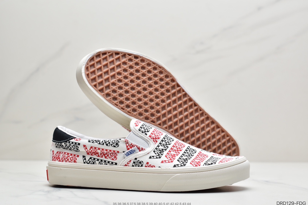 110  Vans 万斯 Classic Slip-On 百搭经典板鞋懒人一脚蹬硫化休闲板鞋