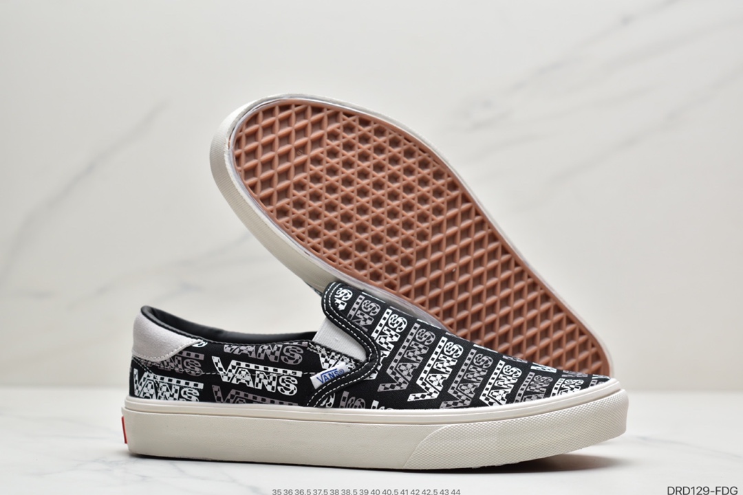 110  Vans 万斯 Classic Slip-On 百搭经典板鞋懒人一脚蹬硫化休闲板鞋