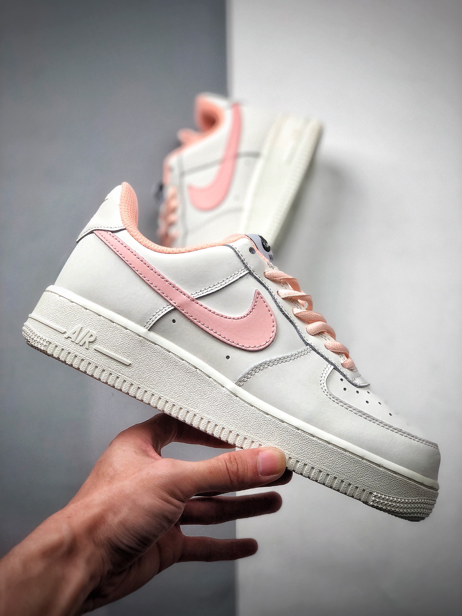 200  Air Force 1’07 粉白 原楦头原纸板 打造纯正空军CQ5059-106