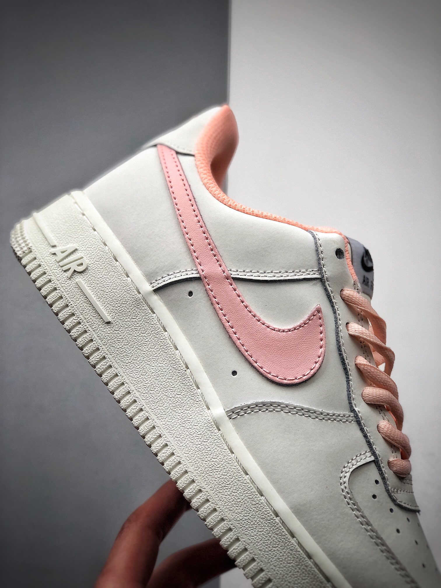 200  Air Force 1’07 粉白 原楦头原纸板 打造纯正空军CQ5059-106