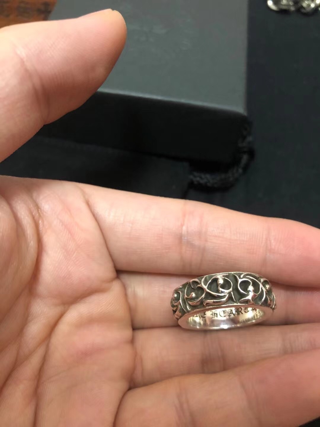 Chrome Hearts 𝐂𝐡𝐫𝐨𝐦𝐞 𝐡𝐞𝐚𝐫𝐭𝐬克罗心 永蔓之腾戒指