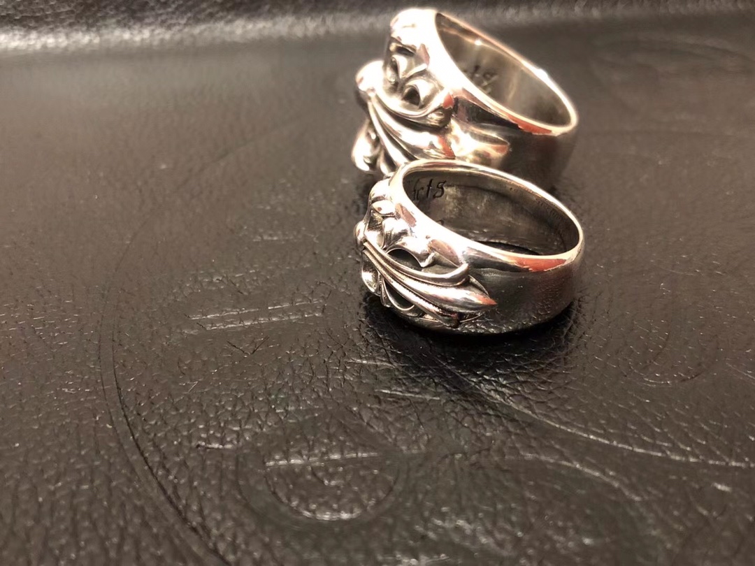 Chrome Hearts MZ出品 开版 𝐂𝐡𝐫𝐨𝐦𝐞 𝐡𝐞𝐚𝐫𝐭𝐬 克罗心 守望者宽/窄情侣戒指
