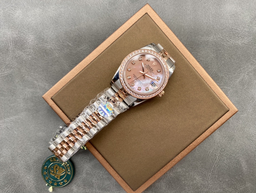 SK Factory 女款 劳力士Rolex 日志型31mm 自動巻き腕時計