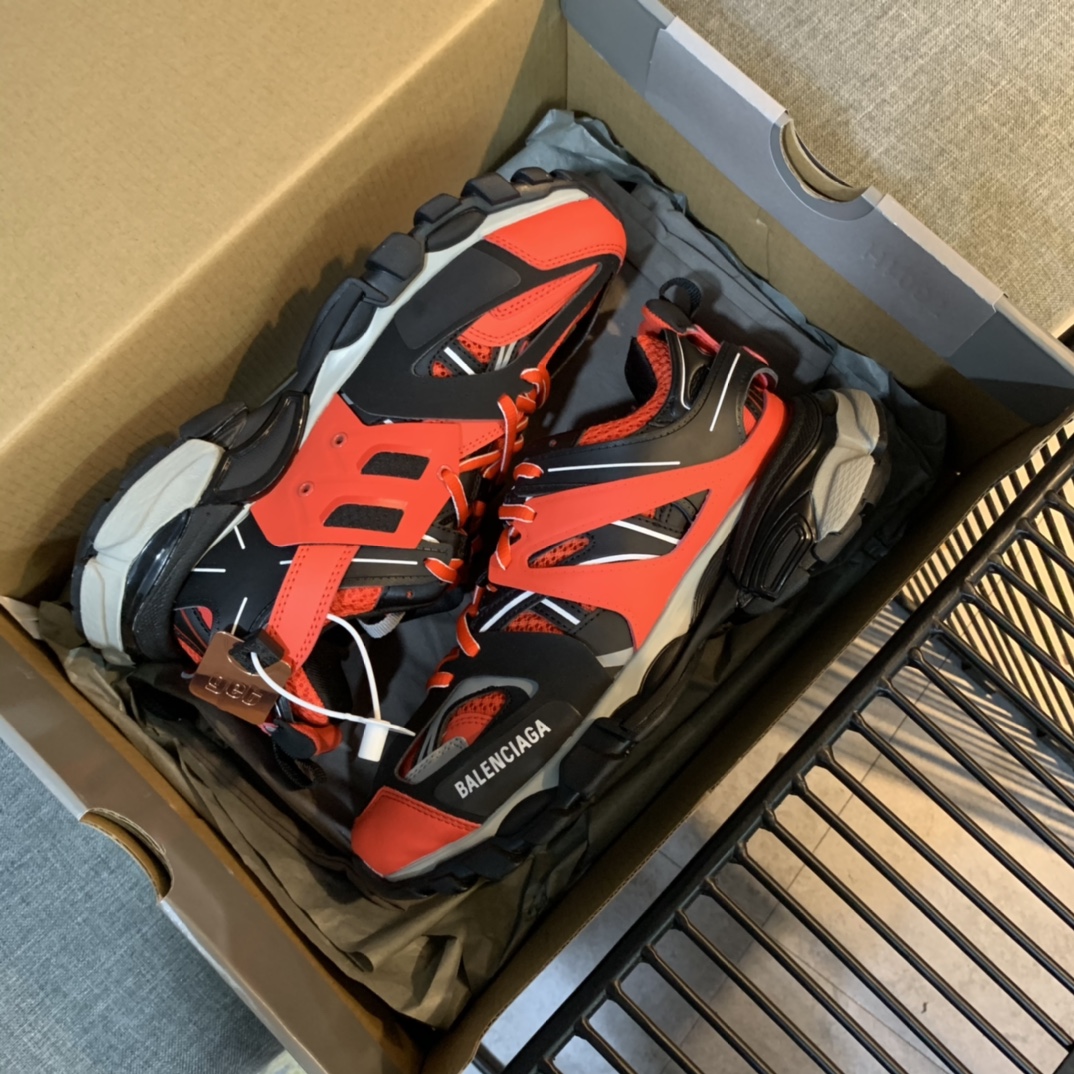 NO:165023,Original production Original order Top purchasing version Balencia#Paris Retro sports grandpa shoes 3rd generation Triple-S 3.0