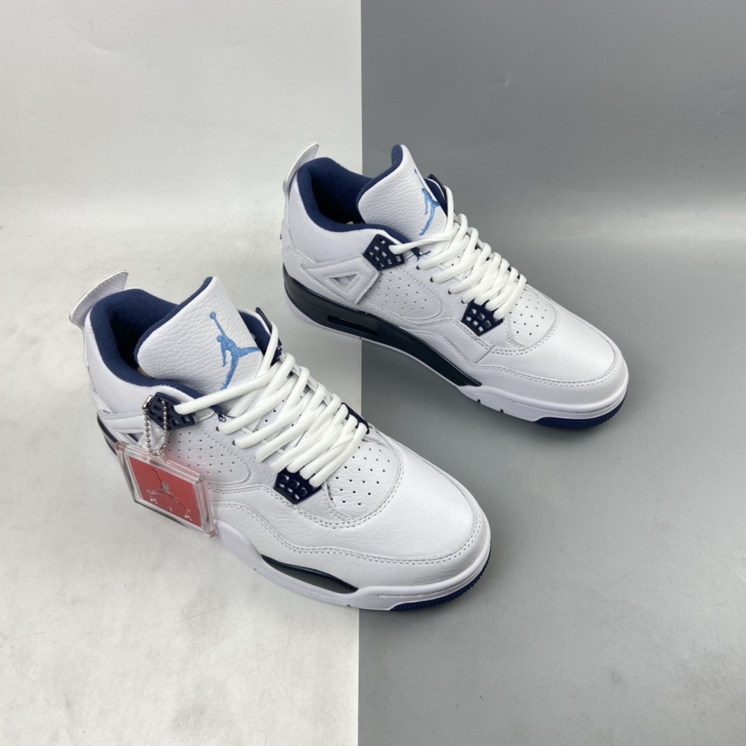 P380 Air Jordan 4 Retro LS AJ4 乔4哥伦比亚蓝 头层篮球鞋 314254-107