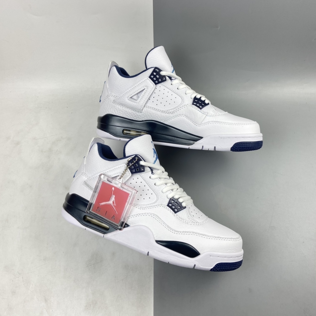 P380 Air Jordan 4 Retro LS AJ4 乔4哥伦比亚蓝 头层篮球鞋 314254-107