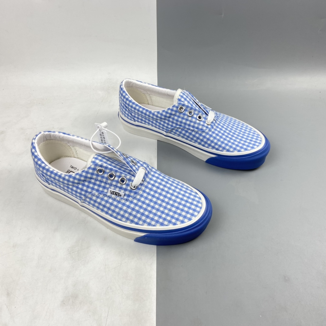 P150 Vans Vault x CDG Girl 小清新联名系列蓝色控低帮休闲板鞋 VN0A4BVA61L