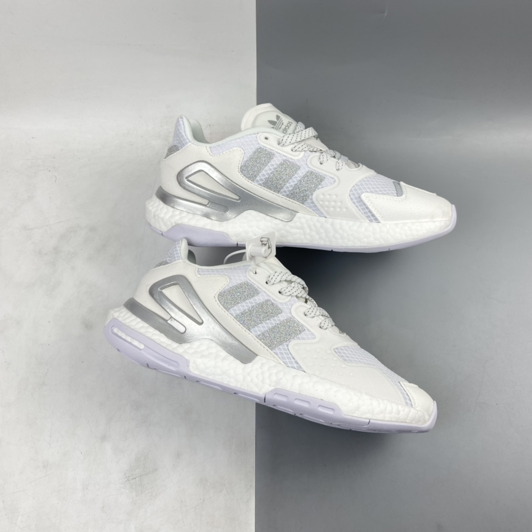 P200 Adidas Originals 2020 Day Jogger Boost 三叶草2020版慢跑者系列高弹复古休闲运动跑鞋 夜行者二代 FW4046